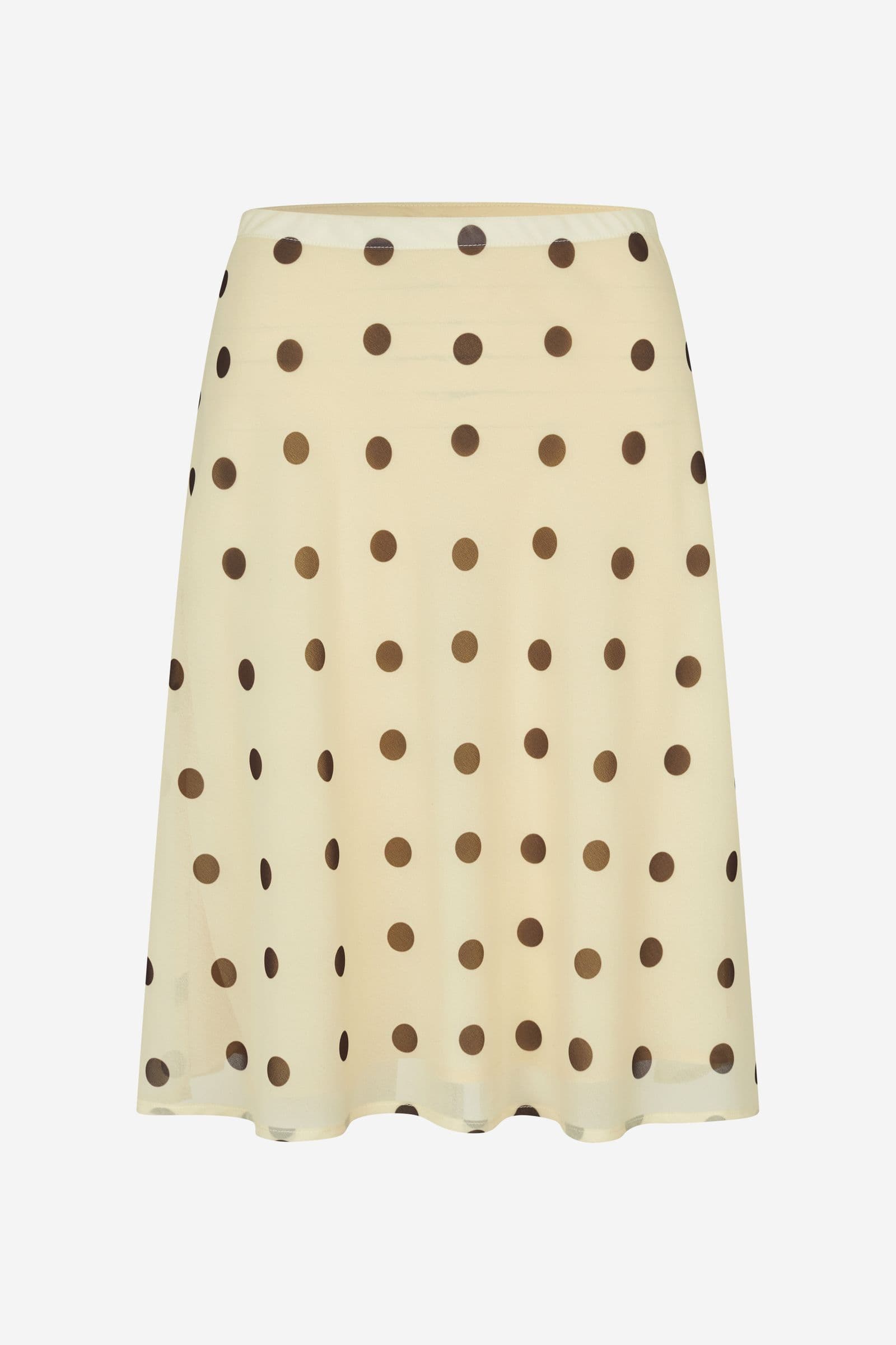 ENYARSI SKIRT 7349 Pastel Yellow Polka Dot