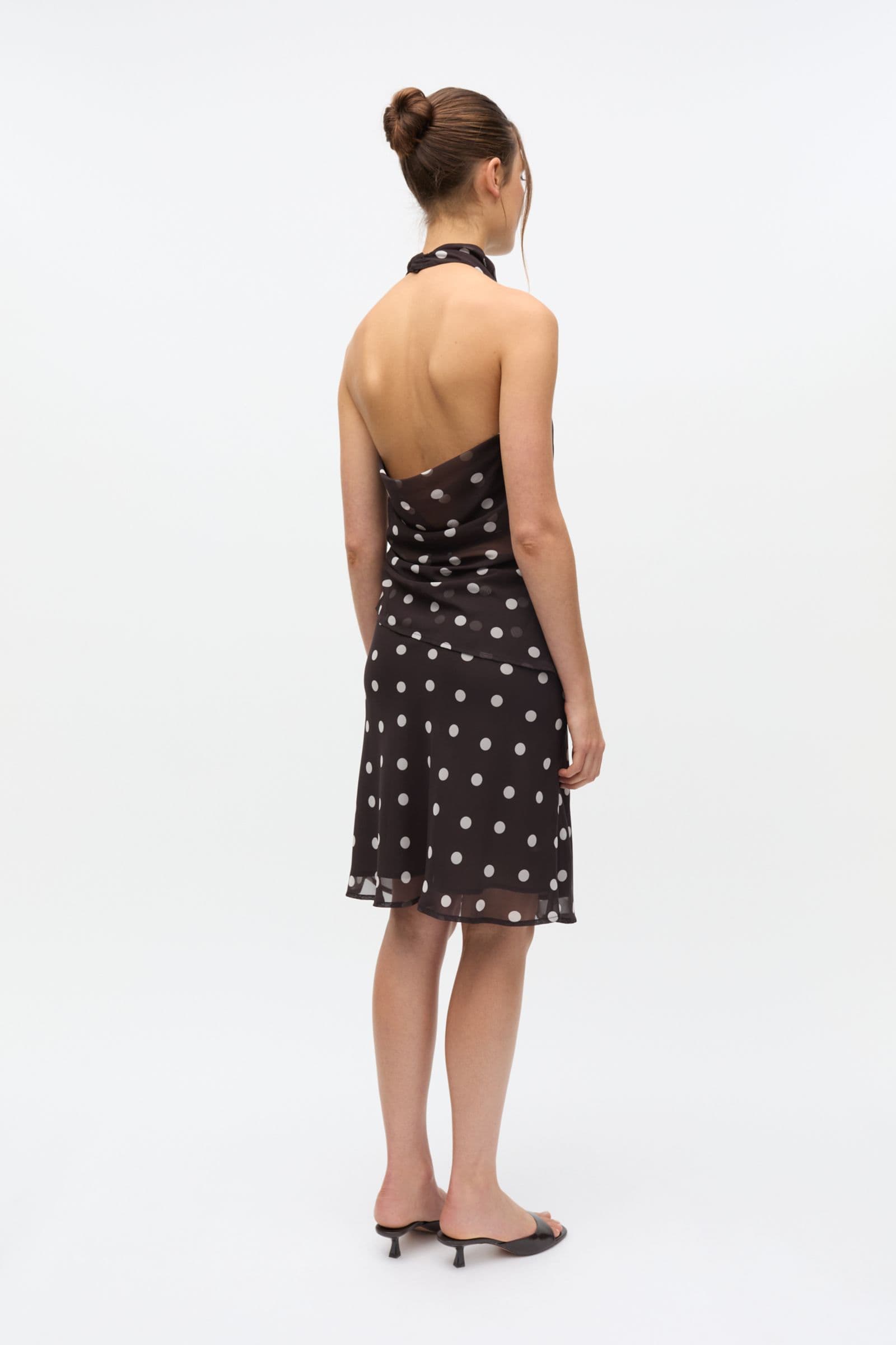 ENYARSI SKIRT 7349 Chocolate Polka Dot