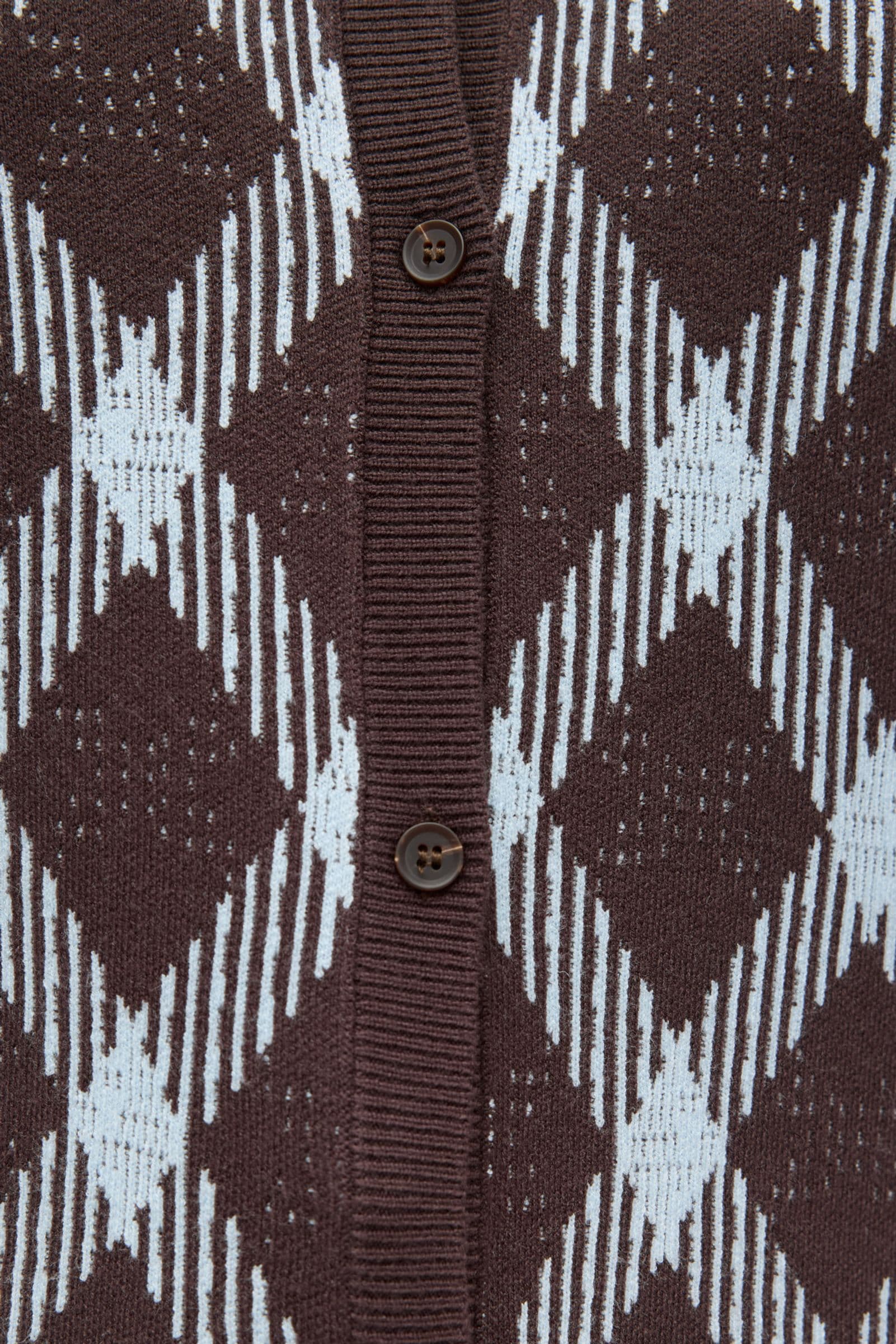 ENADALA LS CARDIGAN CH 7341 Choc torte blue ch.