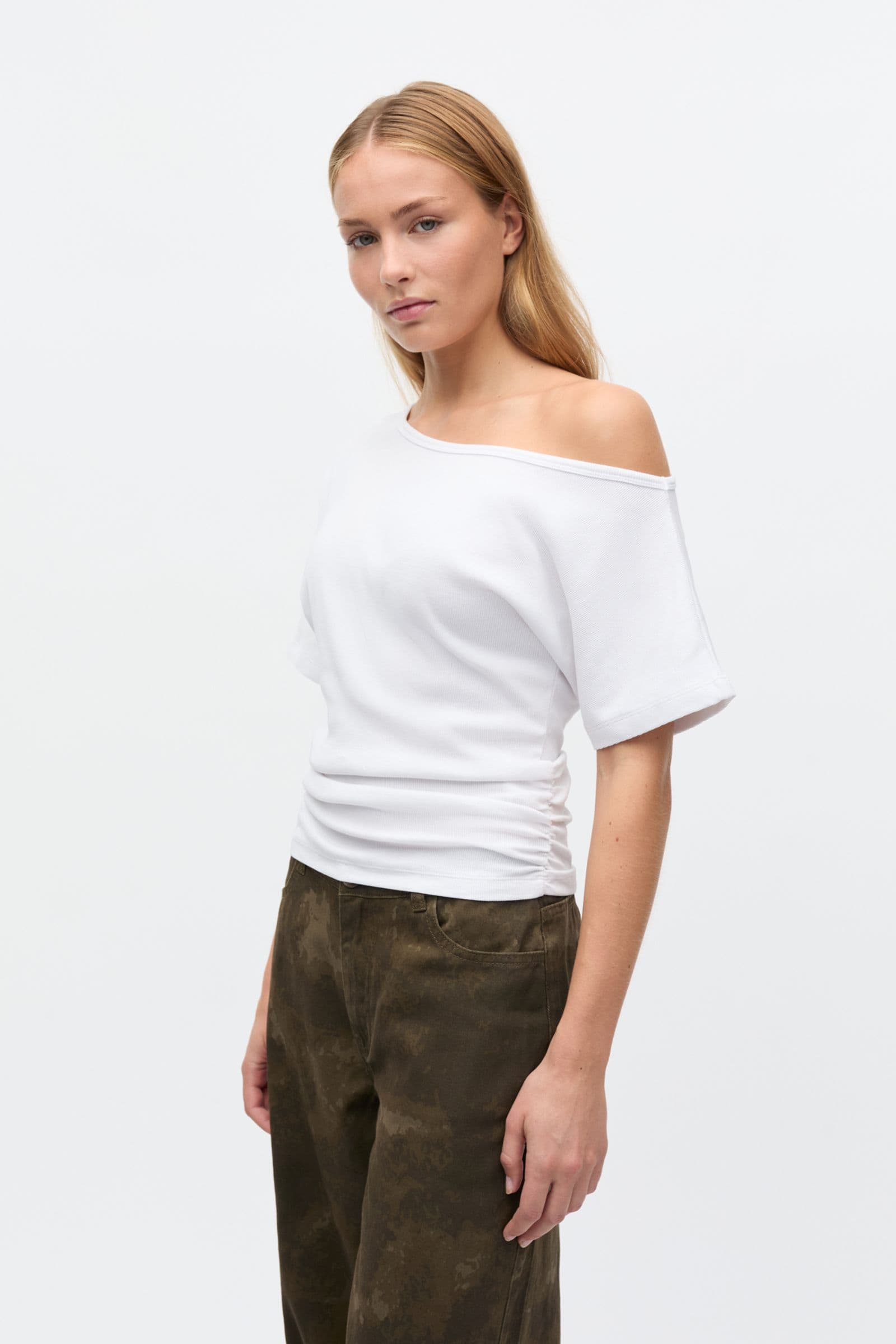 ENALLY SS O-S TEE 5314 WHITE