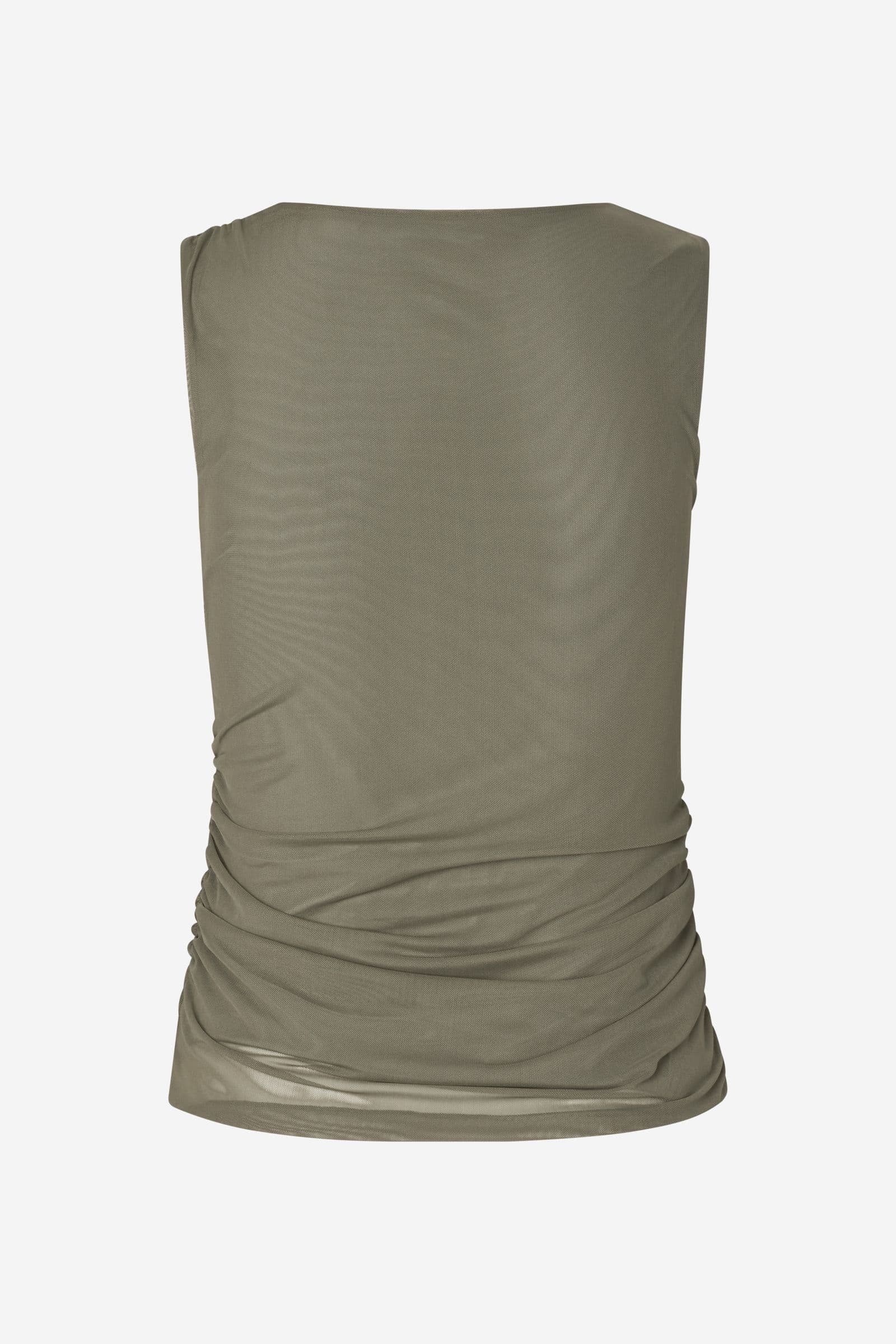 ENNICOLA TANK TOP 7042 Smokey Olive