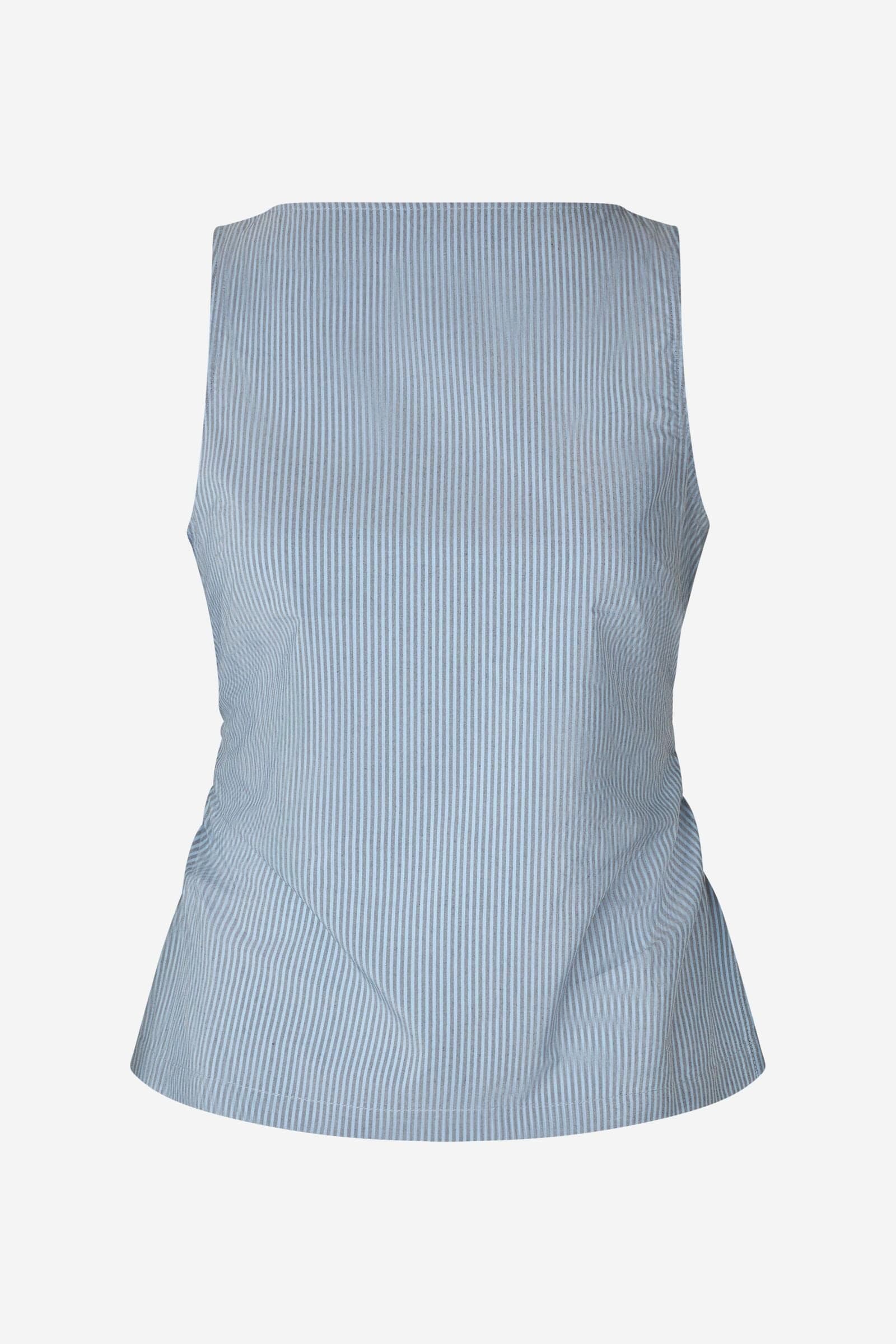 ENFLOW SL ZIP TOP ST 7159 Navy-Azure Stripe